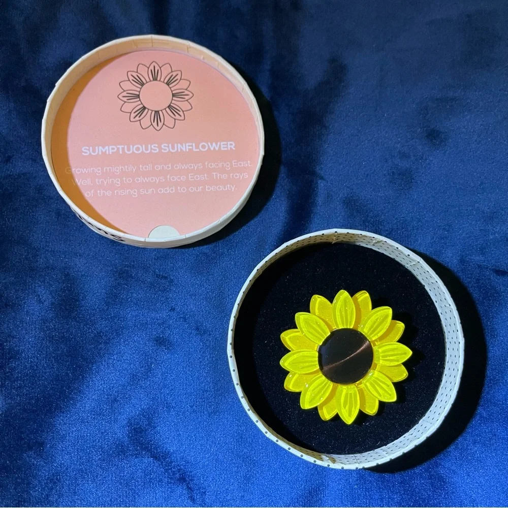 BRAND NEW - Erstwilder - Brooch - Sumptuous Sunflower 🌻